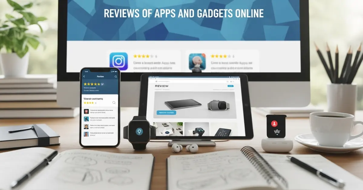reviews of apps and gadgets online