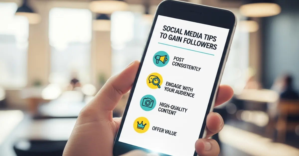 social media tips to gain followers